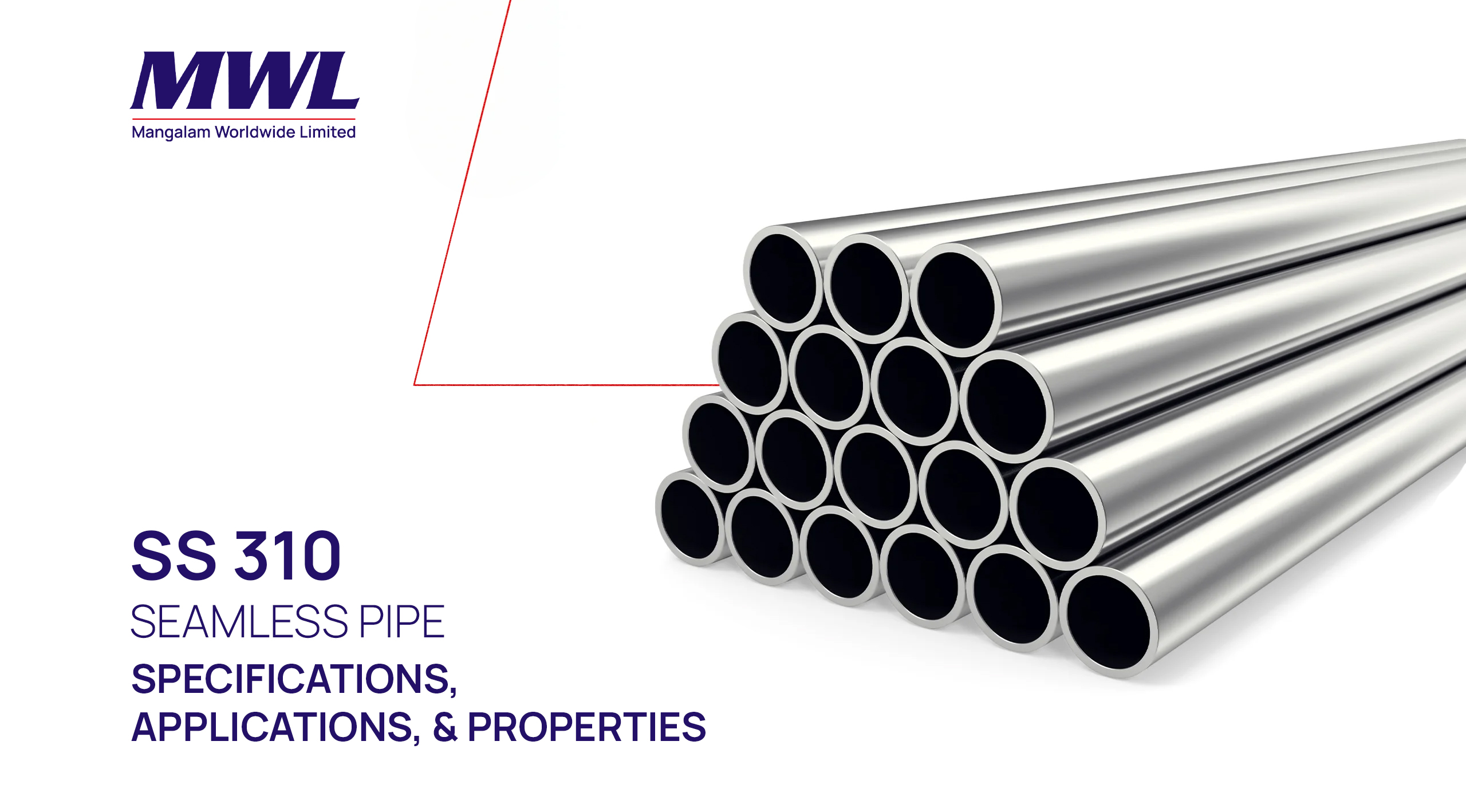 SS 310 seamless pipe for high temperature industrial systems