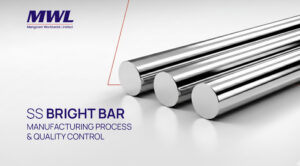 stainless steel bright bar manufacturing process with inspection and finishing stages at Mangalam Worldwide