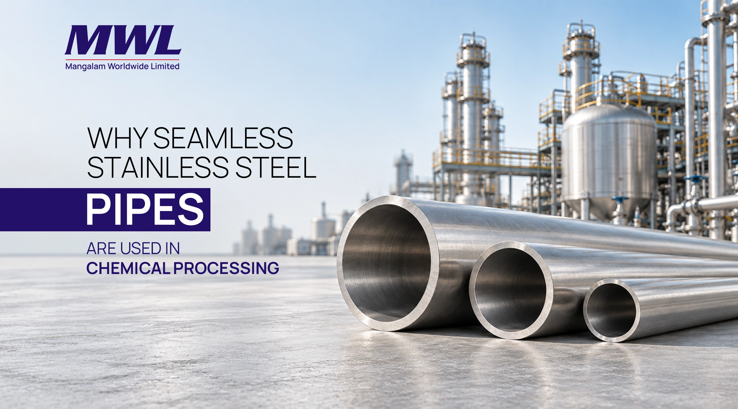 Why Seamless Stainless Steel Pipes Are Used in Chemical Processing